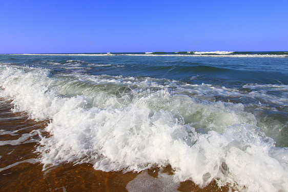佛罗里达州代顿纳海滩海滩海浪天空支撑栖息地波浪海岸海岸线海景冲浪图片