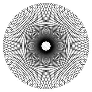 螺旋黑色圆形白色背景图片