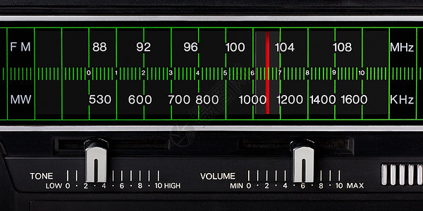 古代无线电调音器播送拨号车站广播调频歌曲发射机控制音乐技术图片