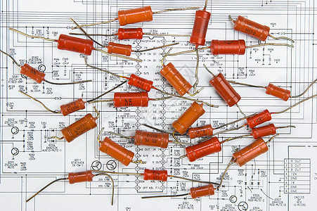 无线电广播构成部分木板电脑仪器电阻器晶体管电路电子图片