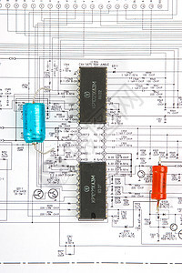 无线电广播构成部分电阻器电路电脑仪器电子晶体管木板图片
