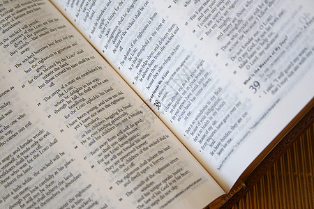 圣经图书经文阅读金叶子教会宗教字母皮革数字图片