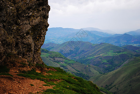 比利牛人景点绿色游客山脉愤怒远足旅游旅行地区风景图片