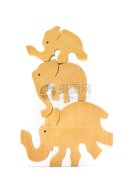 平衡大象玩具木头杂技图片