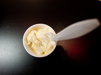 冰淇淋勺子黑色食物香草午餐红色图片