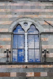 窗户玻璃历史性房子快门建筑学建筑网格投掷框架阴影图片