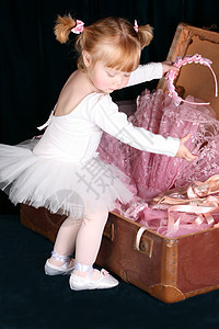 芭蕾女儿童配件红发裙子女孩白色马尾辫女性舞蹈家紧身衣图片