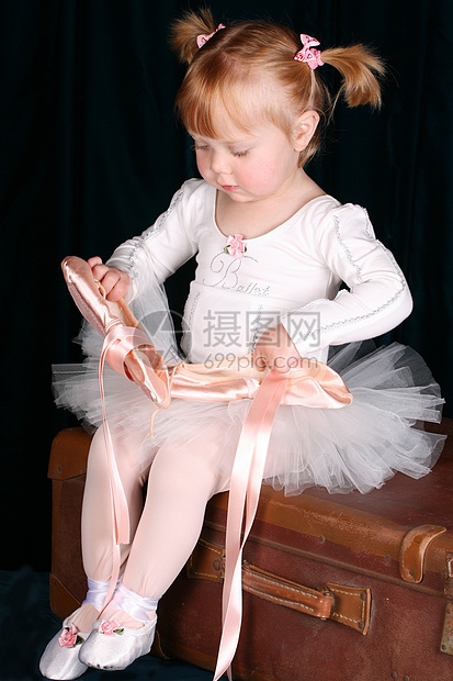 芭蕾女裙子配件红发白色女性短裙儿童女儿戏服芭蕾舞图片