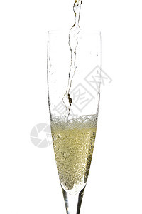 香槟玻璃庆祝会火花酒精生日长笛气泡庆典饮料奢华飞溅干杯图片
