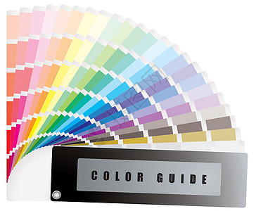 颜色指南检查采摘插图彩虹收藏色样染色调色板样本色卡图片