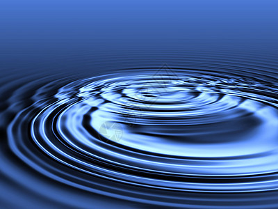 水循环绿色液体插图蓝色圆圈涟漪海洋池塘图片