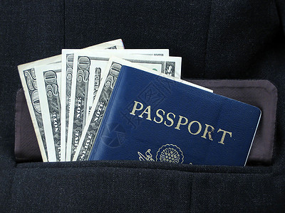 公务差旅支付销售签证飞行假期护照货币服装边界旅游图片