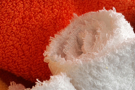 毛巾用品折叠棉布浴室纤维吸水性淋浴篮子织物洗衣店图片