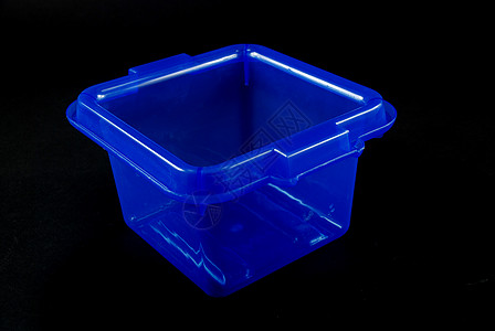 蓝框存储用品家居塑料盒子垃圾桶房子贮存浴缸图片