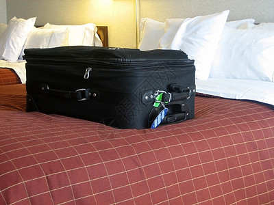 旅馆房间行李飞机客栈汽车大床酒店商业客房床单包装睡眠图片