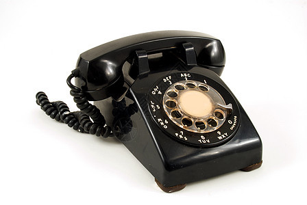 电话旋转通讯听筒电话号码固定电话黑色拨号模拟技术图片