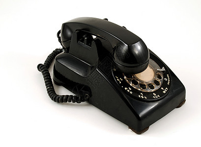 电话固定电话拨号听筒通讯黑色旋转技术电话号码模拟图片