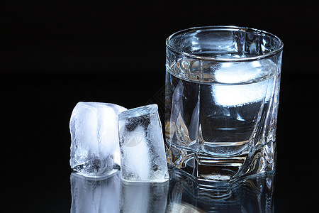 用冰水静物玻璃饮料饮食生活方式冷饮背景图片