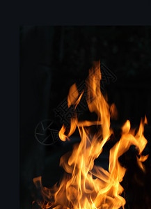 火焰燃烧纹理壁炉设计元素黑色图片
