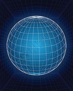 线框架全世界金属纬度插图小路地理线条网格圆圈墙纸图片