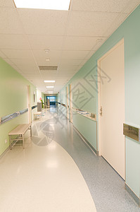 医院大厅建筑走廊机构隧道治疗蓝色药品建筑学门厅管子图片