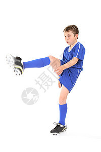 踢行动球赛童年技术训练闲暇全身男性男生演习图片