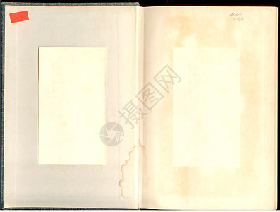 书本或笔记本页空白倒数背景的旧古董纸白色滚动棕色床单手稿纸板黄色折叠羊皮纸边界图片