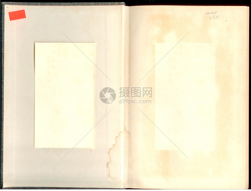 书本或笔记本页空白倒数背景的旧古董纸白色滚动棕色床单手稿纸板黄色折叠羊皮纸边界图片