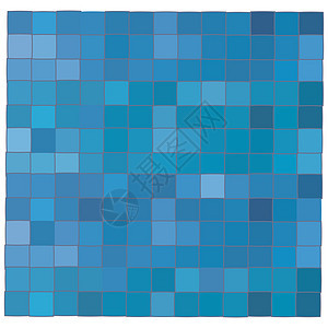 蓝色马赛克背景装饰浴室网格检查厨房白色水泥水池正方形风格图片