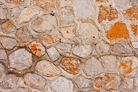 卢布石墙壁背景纹理模式建筑积木石墙碎石壁板石工棕色建筑学岩石水泥图片