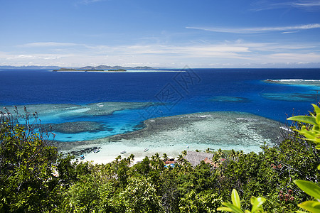 岛视图海洋旅游旅行场景天堂假期异国情调图片
