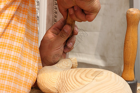木马的雕刻雕塑宽慰工艺木匠雕刻师情调划痕木雕锤子工具木材图片