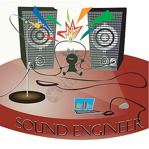 音响工程师按钮记录控制耳机技术键盘混合器力量扬声器喇叭图片