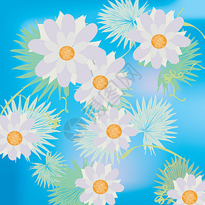 水柱花园热带百合池塘插图花朵荒野荷花植物花瓣图片