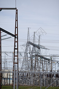 发电站单线电缆结构颜色电源线建筑角度饱和色倾斜低角度图片