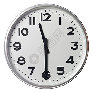 十一点半小时黑色白色时钟分针时间数字图片