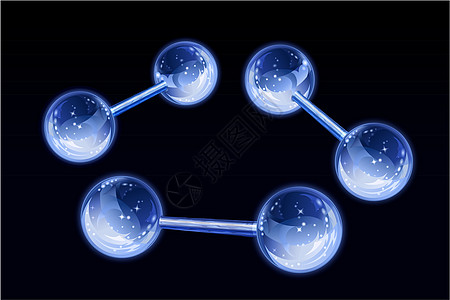水晶球团体剪贴化学圆形石头几何学科学公式玻璃蓝色图片