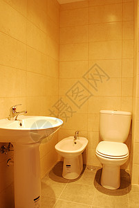现代厕所室内建筑学浴室房子服务陶瓷石头卫生间洗手间休息白色图片