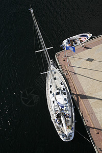 游艇天气晴天风帆季节码头游客航行旅游蓝色线条图片