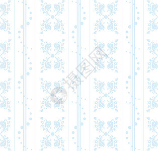 无缝花纹墙纸布料装饰曲线风格叶子皇家编织蓝色丝绸背景图片