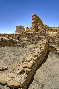 查科峡谷废墟黏土考古学遗产历史历史性公园旅游文化纪念碑游客图片