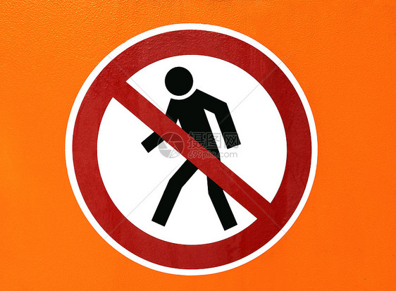 交通信号牌道路禁令运输行人交通图片