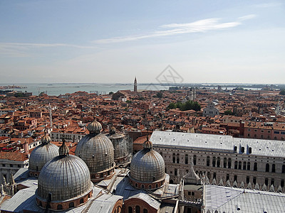 威尼斯空中视图建筑学湖泊天线建筑旅行正方形全景地面游客假期图片