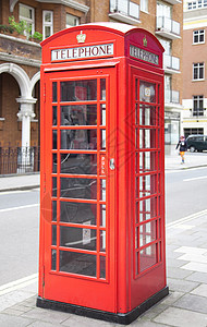 红色电话盒商业街道历史电脑旅行城市玻璃摊位盒子吸引力图片