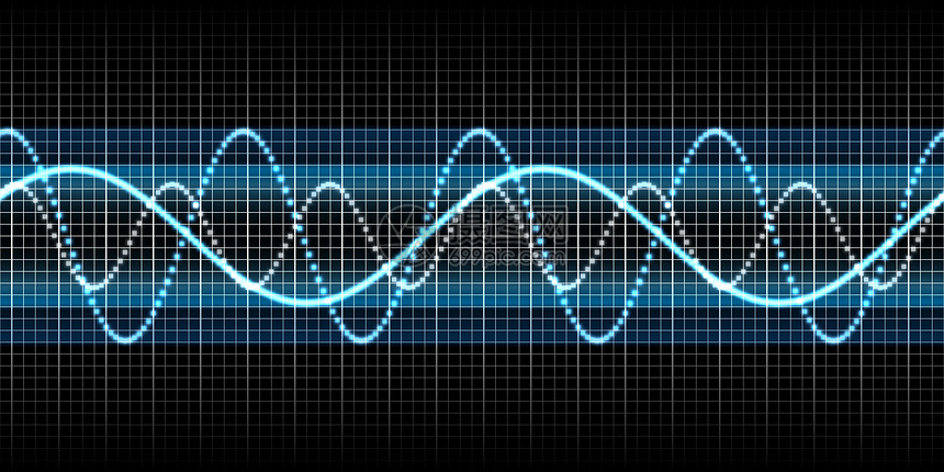 声音波音乐保真度示波器技术脉动曲线体积分贝瓷砖波浪图片