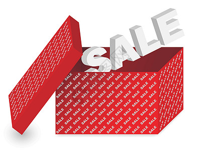 售卖信号折扣购物者展示标签购物商业零售礼物红色盒子图片