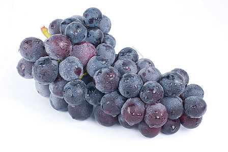 带滴子的葡萄 新鲜水果市场浆果食物藤蔓植物甜点饮食紫色营养收成图片