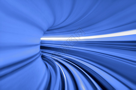 蓝色隧道过境走廊线条运输速度曲线铁路条纹旅行运动图片