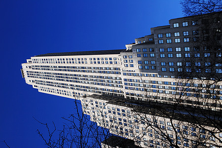 纽约摩天大楼城市背景苹果蓝色生活建筑蓝天图片