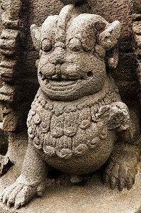 狮子雕塑上帝建筑学岩石废墟寺庙旅行宗教纪念碑雕刻石头图片